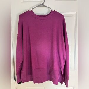 Time and Tru Magenta Crewneck Sweater – Size L